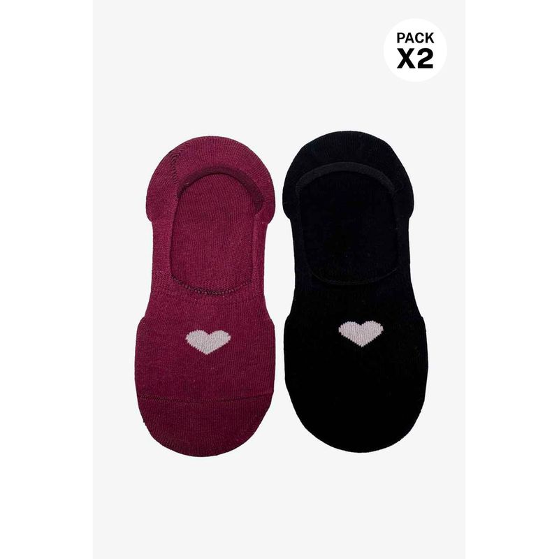 Medias estilo baleta elaboradas en algodón paquete x2