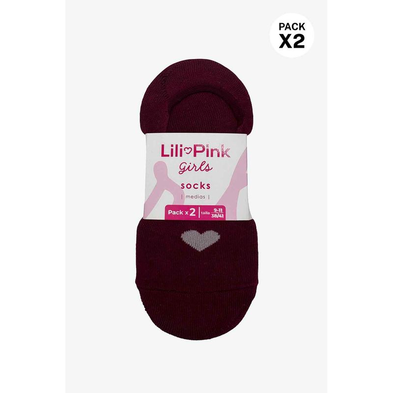 Medias estilo baleta elaboradas en algodón paquete x2