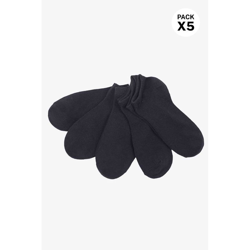 Paquete x5 medias taloneras elaboradas en algodón