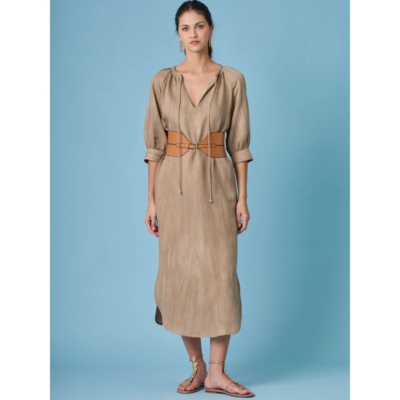 Spiaggia Dress Brown
