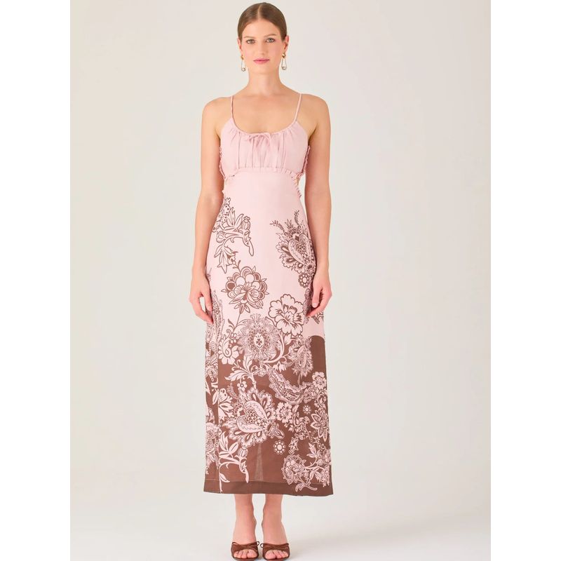 Long Dress Freda Pink
