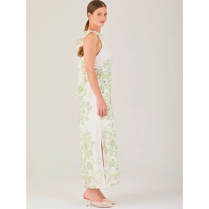 Bogna Long Dress Olive