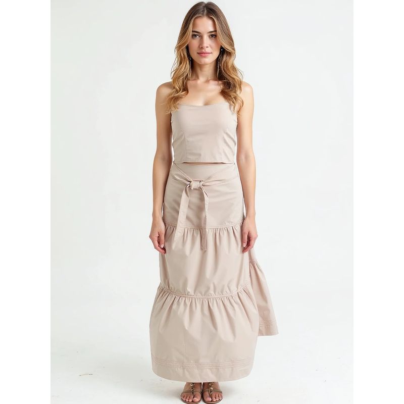 Dagla Long Skirt Havana