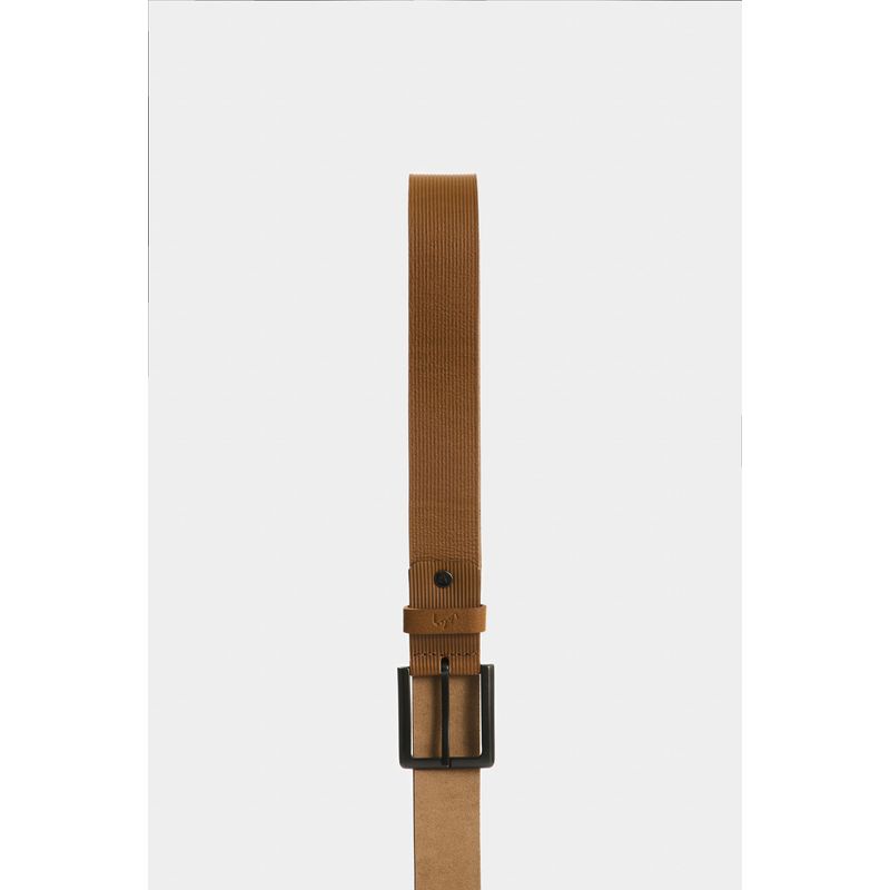 Cinturón unifaz Vértice de cuero para hombre diseño rayas