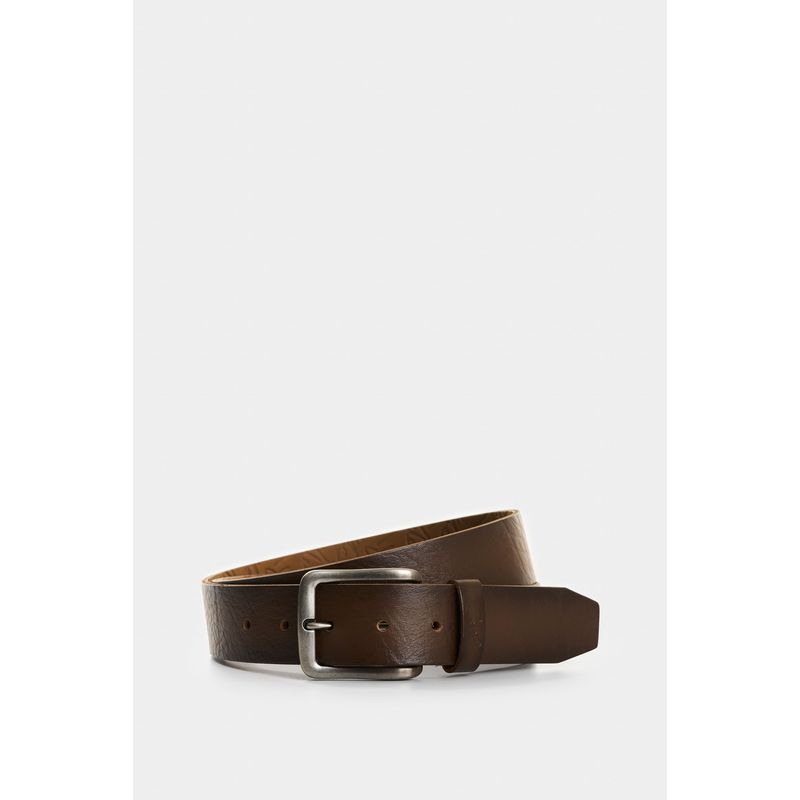 Cinturón unifaz de cuero para hombre Ocean