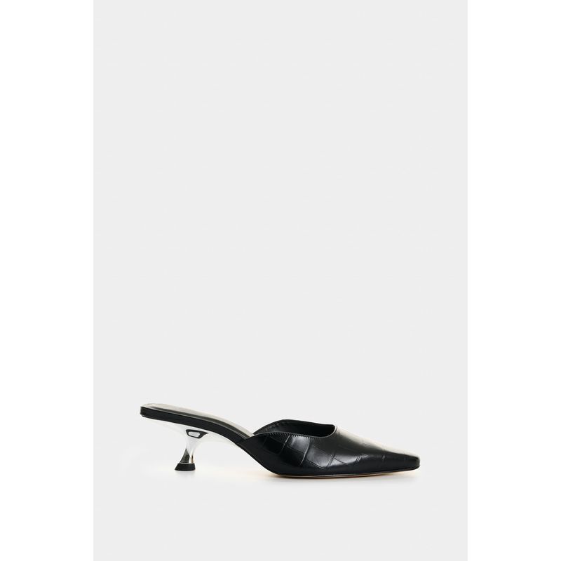 Tacones cerrados de cuero folia para mujer Waves