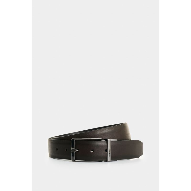 Cinturón doble faz de cuero para hombre Nila