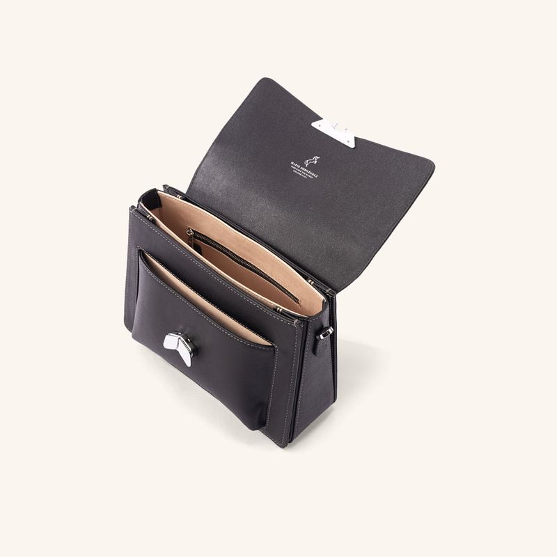 Manos Libres Lucia Con Manija Mediano Platino Mariposas