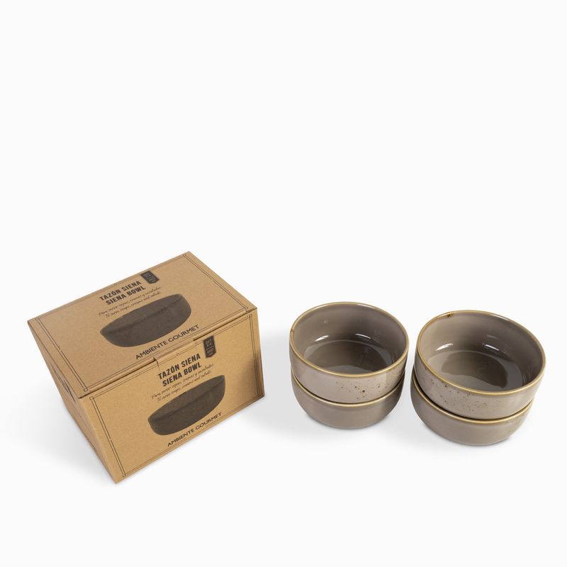 Tazon siena 14.5x7.5cm setx4