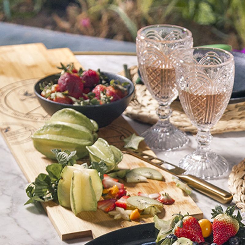 Tabla para quesos en bambú