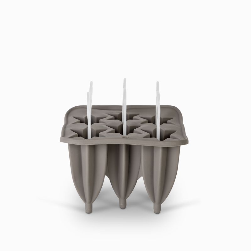 Cubeta para paletas en silicona gris