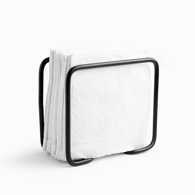 Servilletero Line negro