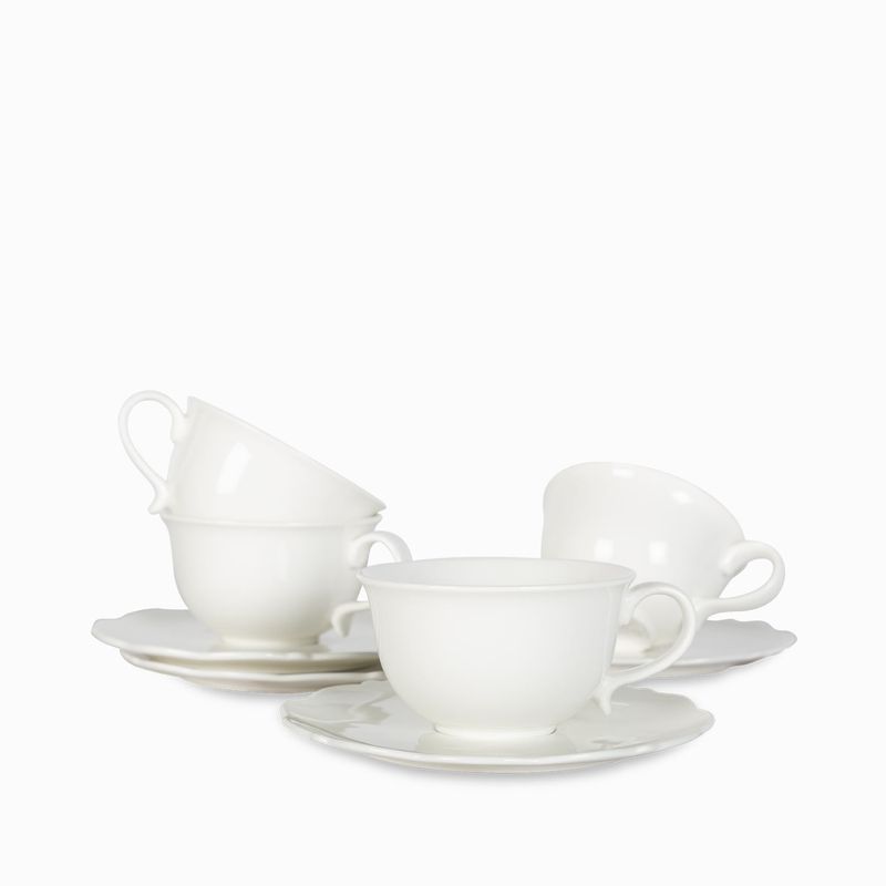 Pocillo y plato opra 200ml setx4