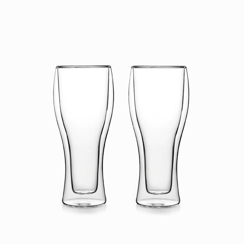 Vaso doble pared cerveza 480ml setx2