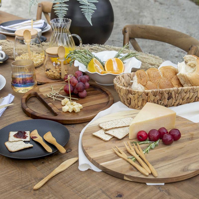 Tabla redonda en acacia 31 cm