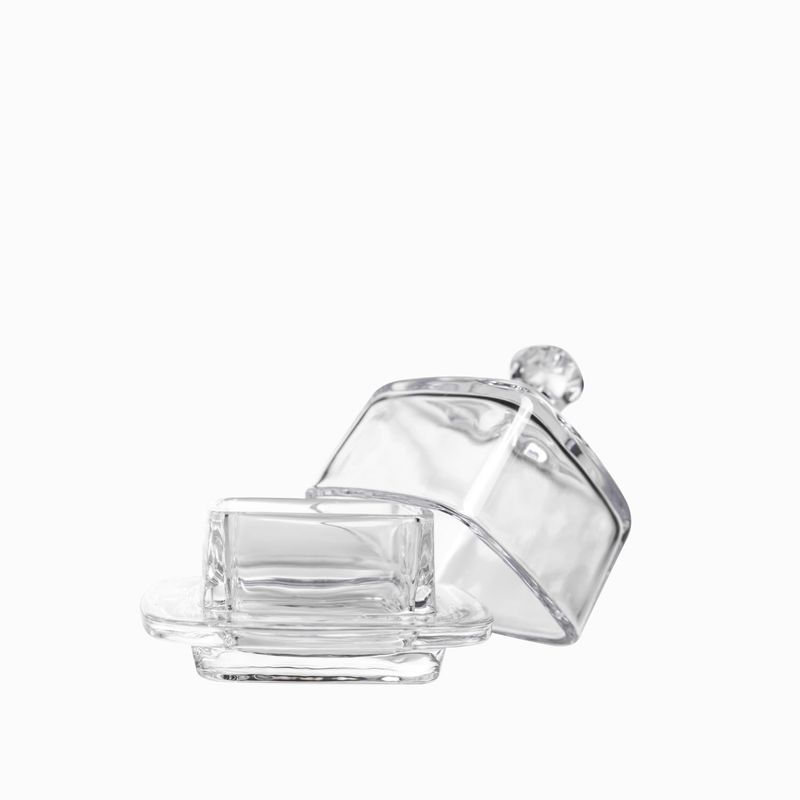 Mantequillera personal vidrio