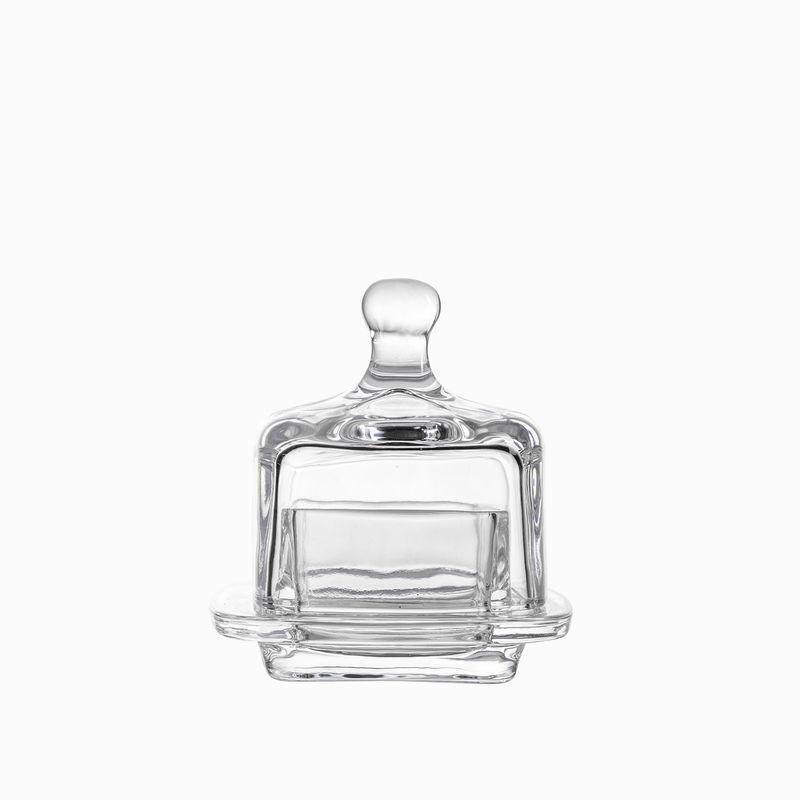 Mantequillera personal vidrio