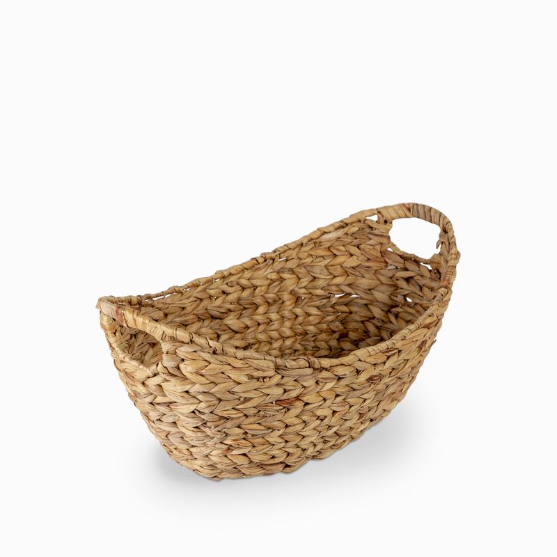Canasta oval jacinto de agua 17x55x32cm