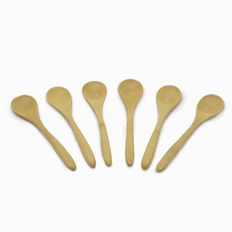 Cucharas en bambú set x6