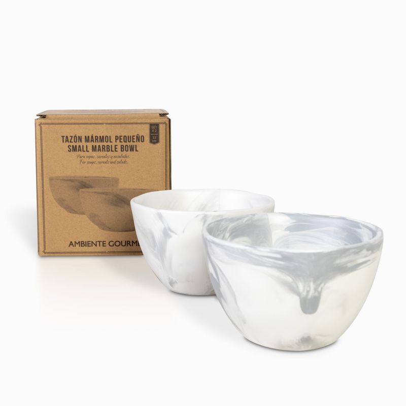 Tazón mármol pequeño 12 cm setx2
