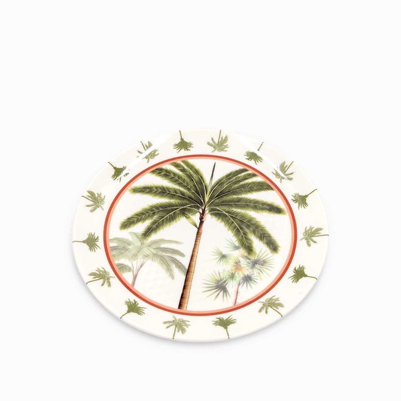 Plato palmeras cheetah 26 cm