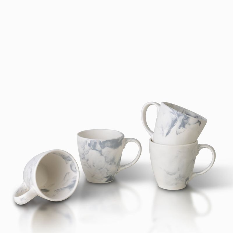 Mug mármol 500 ml setx4