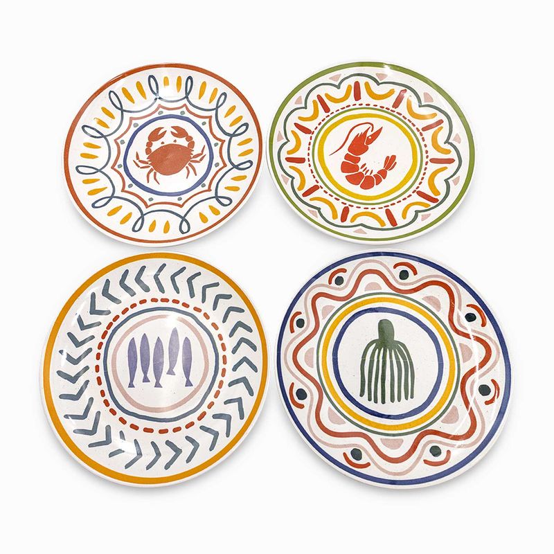 Plato principal pesca del día 27cm setx4