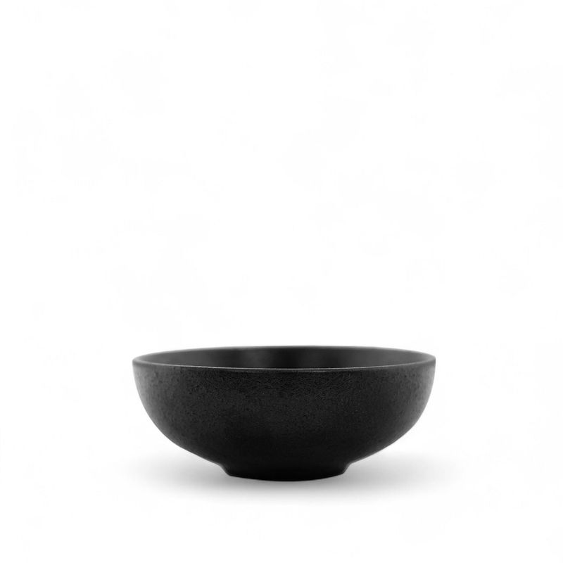 Tazón negro mate 11cm