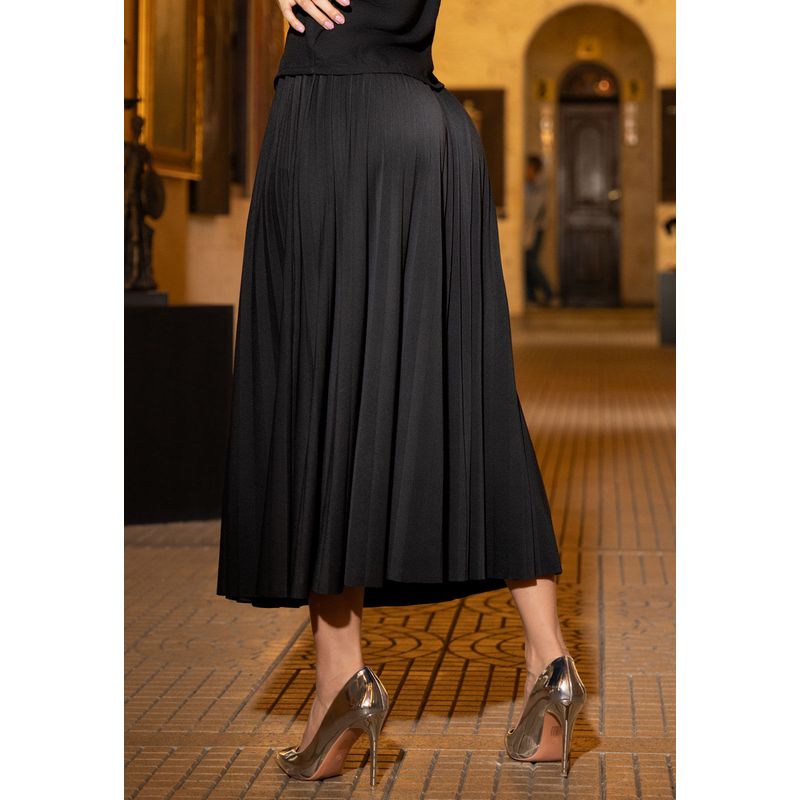 Falda Larga Mujer Negro Mp 112631