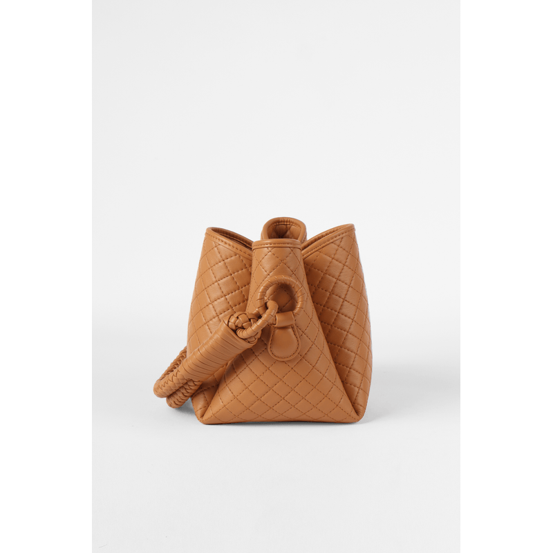 Tulip Mini Bucket Bag, Honey