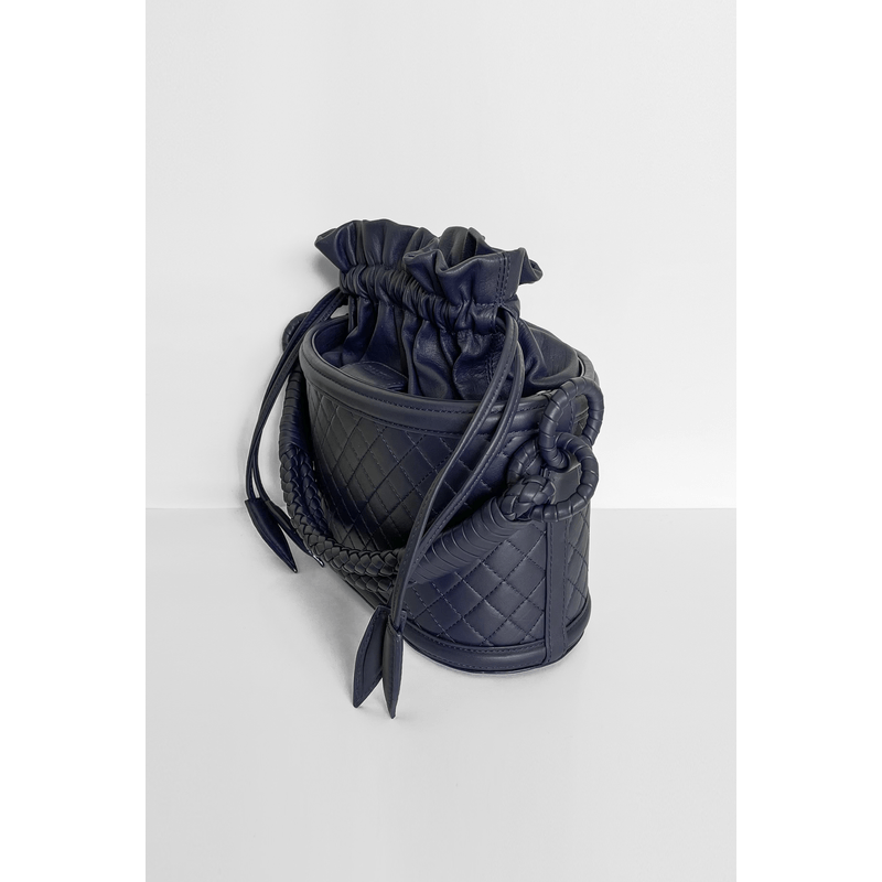 Basket Bucket, Navy Blue