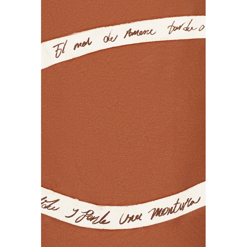 Falda Arabela ivory coffee