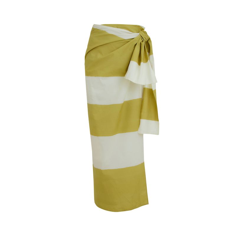 Falda samoa natural pistacho