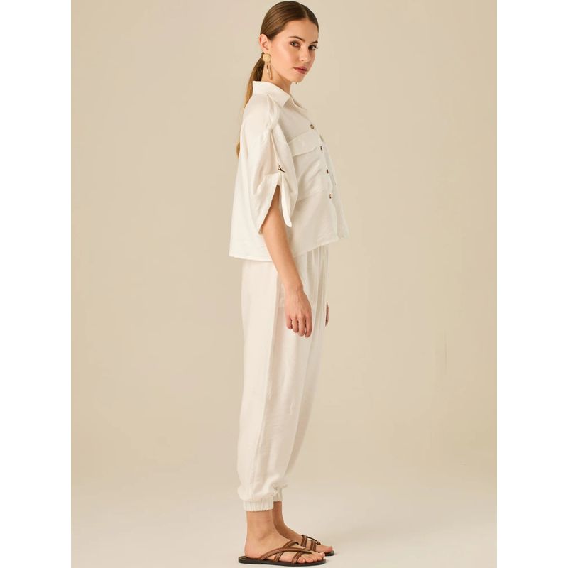 Iconic  Long Pants White