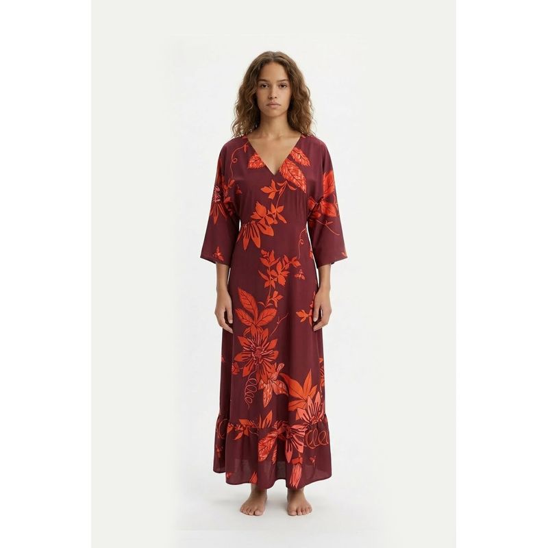 Vestido Magdalena Chulupa Burgundi