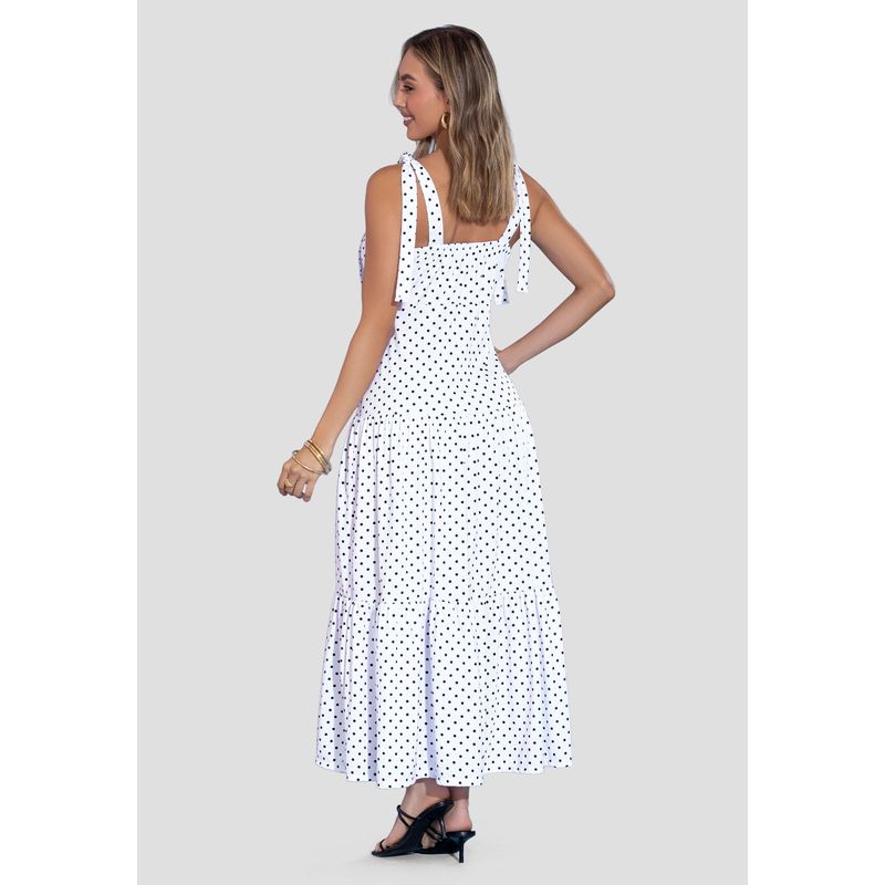 Vestido Largo Mujer Estampado Mp 113627