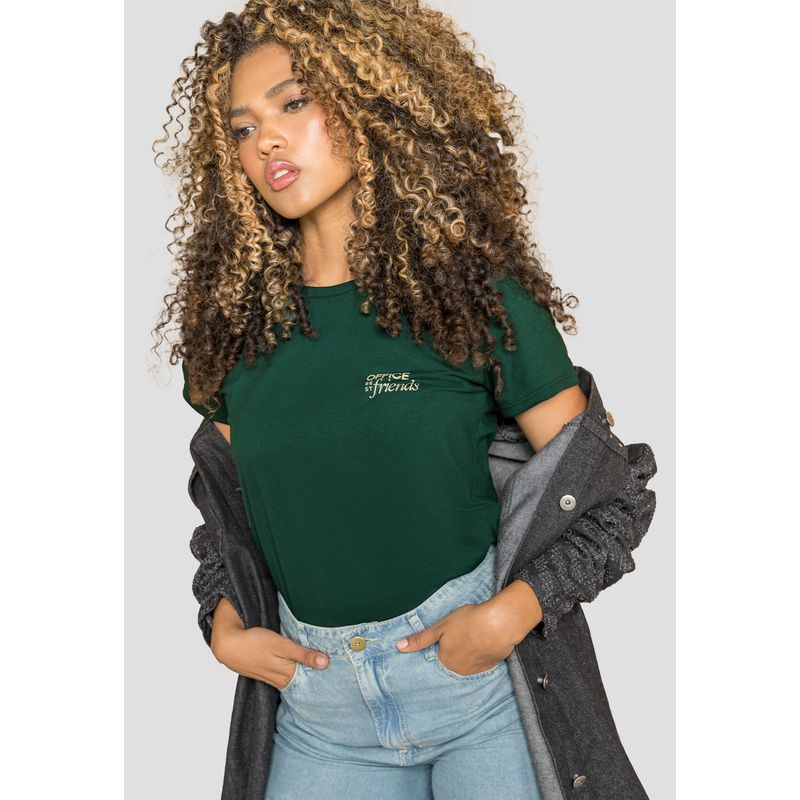 Camiseta Mujer Verde Pino Mp 113728