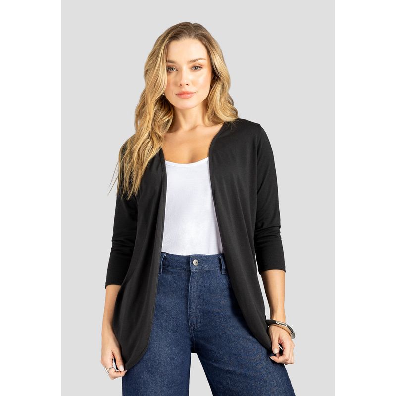 Cardigan Mujer Negro Mp 105844