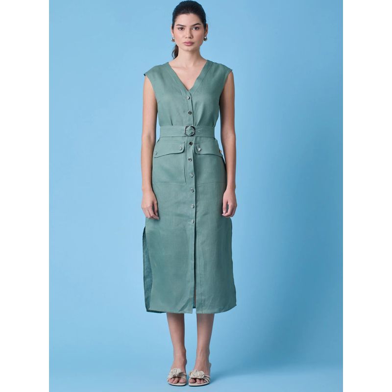 Creta Green Long Dress
