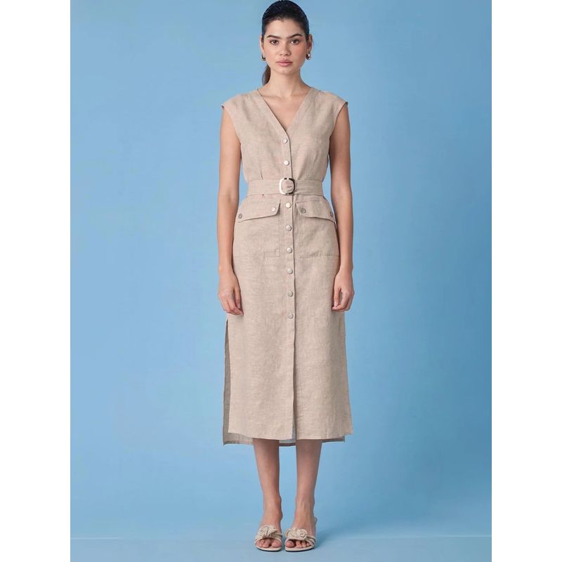 Creta Natural Long Dress