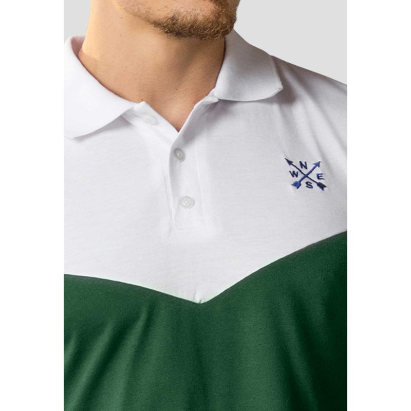 Polo Hombre Verde Pino Mp 105397