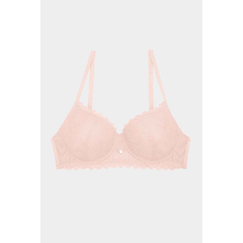 Brasier con cobertura 3/4 confeccionado en encaje