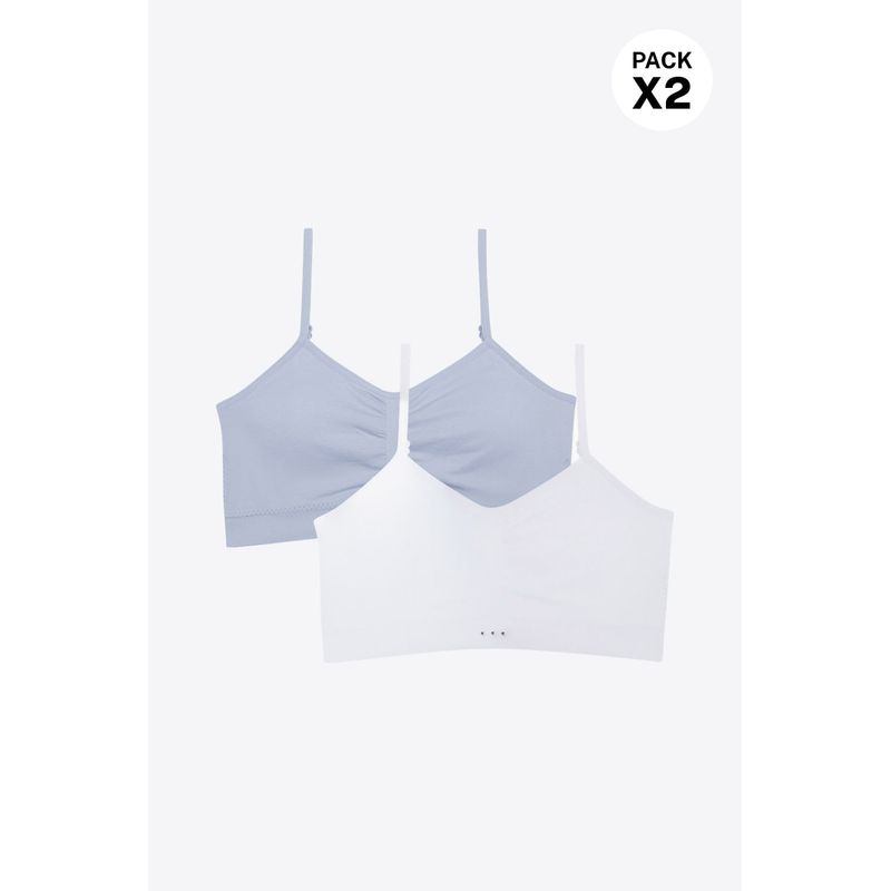 Top para niña sin costuras paquete x2