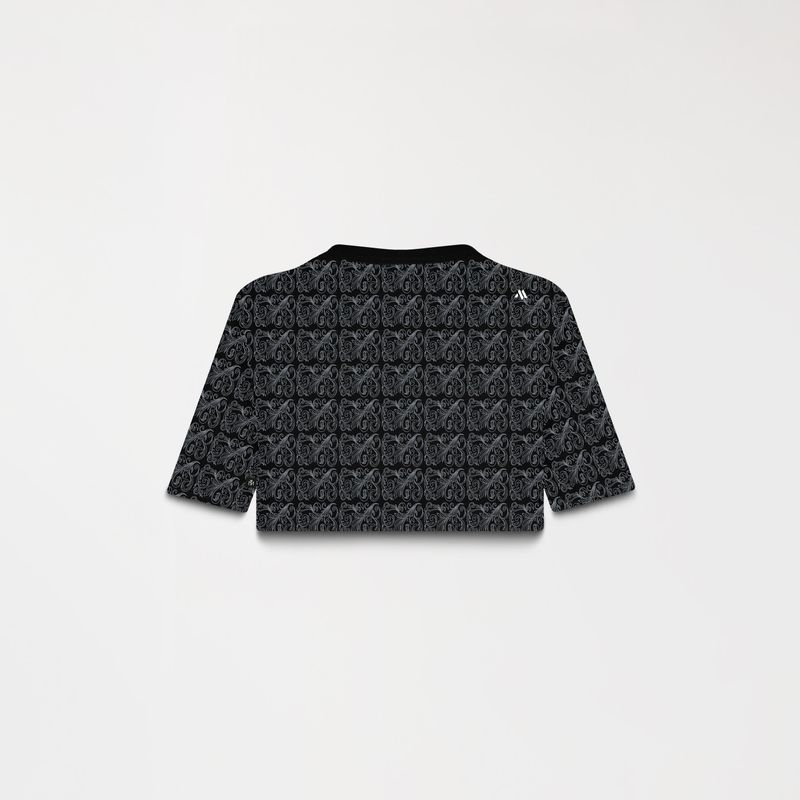 QINA CROP TOP WOMEN BLACK