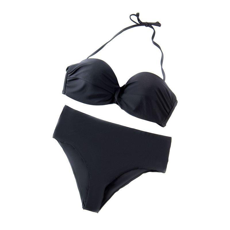 Vestido de baño tipo bikini en microfibra