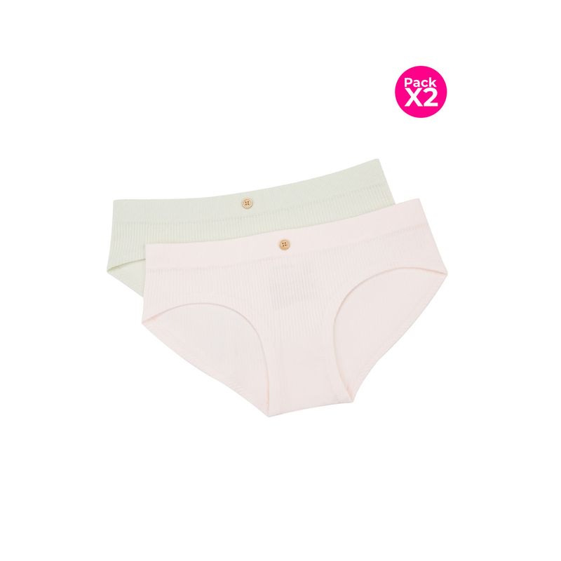 Panty hipster x3 unidades tipo seamless