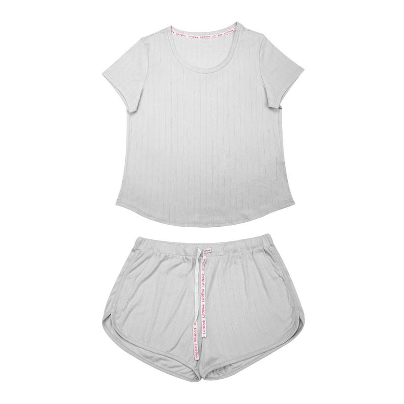 Conjunto pijama con camiseta con manga corta