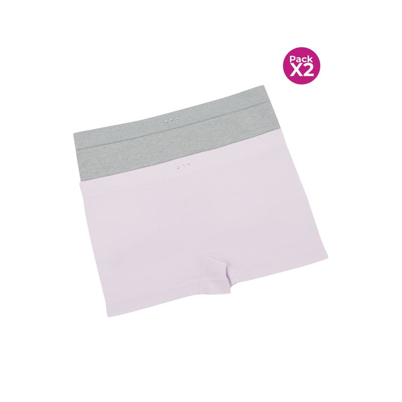 Panty tipo bóxer seamless x2 unidades