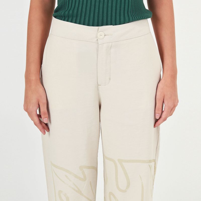 Pantalon Tiro Alto Bota Recta