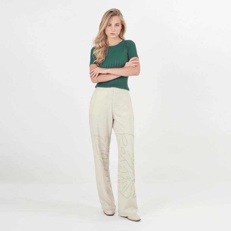 Pantalon Tiro Alto Bota Recta